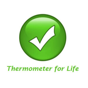 TME Thermometer for Life Guarantee Tick